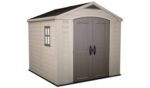 Keter Factor Plastic Garden Shed - 8 x 8ft, Beige