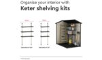 Keter Manor Apex Outdoor Garden Storage Shed 4 x 6ft - Brown