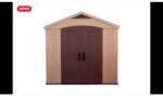 Keter Factor Apex Garden Storage Shed 8 x 6ft – Beige/Brown