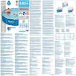 Bestway Steel Pro Swimming Pool 305x76 cm Outdoor Frame Above Ground Pool