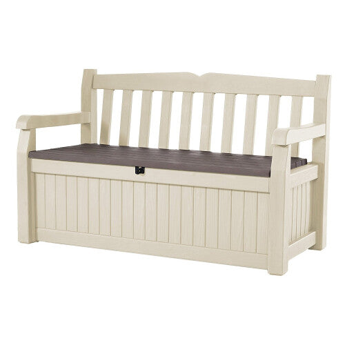 Keter Eden Bench Outdoor Storage Box Garden Furniture 140 x 60 x 84 cm